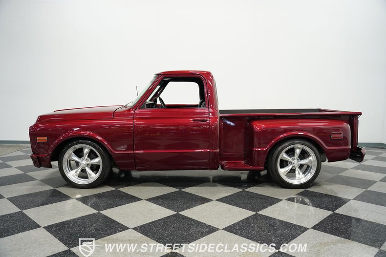 Chevrolet-C10-1972-Maroon-Black-7