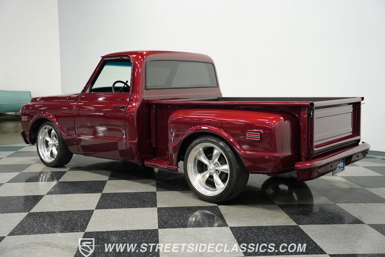 Chevrolet-C10-1972-Maroon-Black-8