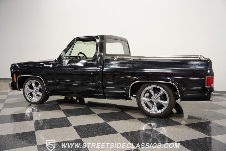 Chevrolet-C10-1978-Black-Green-17