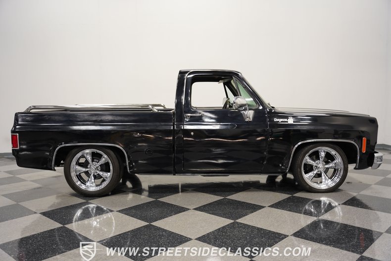 Chevrolet-C10-1978-Black-Green-23
