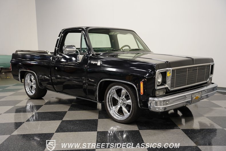 Chevrolet-C10-1978-Black-Green-25