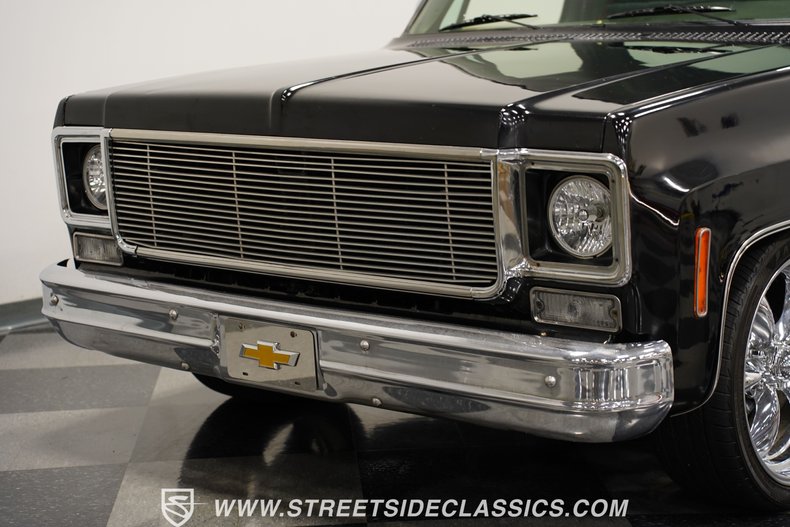 Chevrolet-C10-1978-Black-Green-27