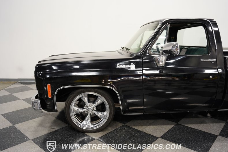 Chevrolet-C10-1978-Black-Green-31
