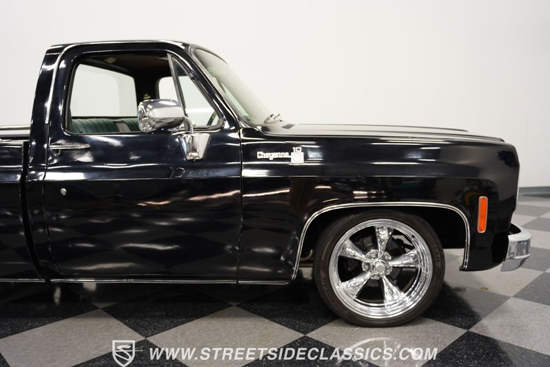 Chevrolet-C10-1978-Black-Green-38