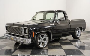 Chevrolet-C10-1978-Black-Green-4