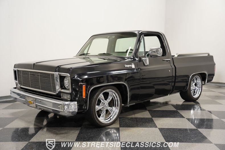 Chevrolet-C10-1978-Black-Green-4