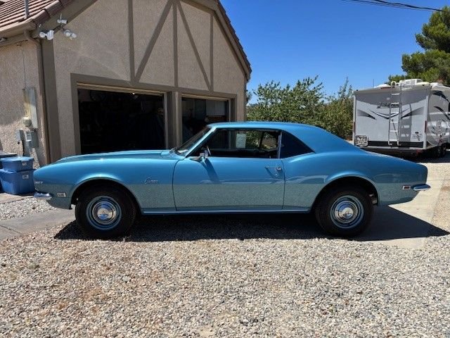 Chevrolet-Camaro-1968-Blue-Black-1