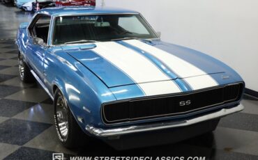 Chevrolet-Camaro-1968-Blue-Black-17