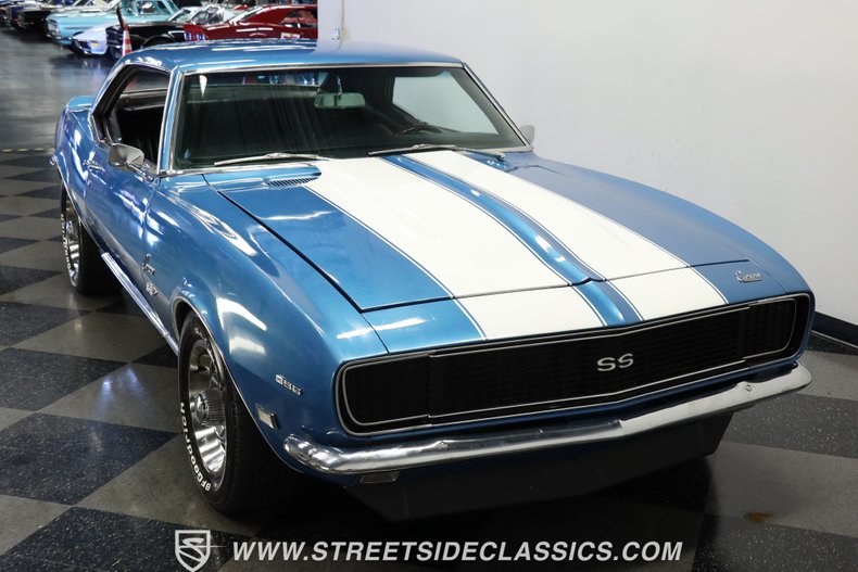 Chevrolet-Camaro-1968-Blue-Black-17
