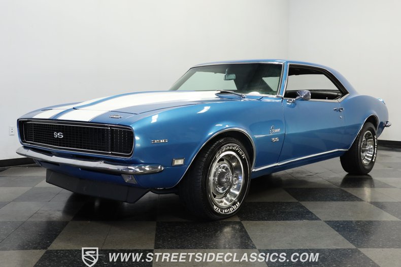 Chevrolet-Camaro-1968-Blue-Black-2