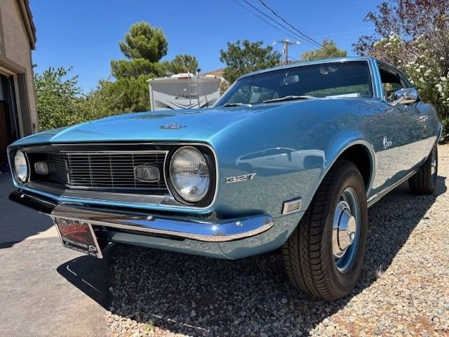 Chevrolet-Camaro-1968-Blue-Black