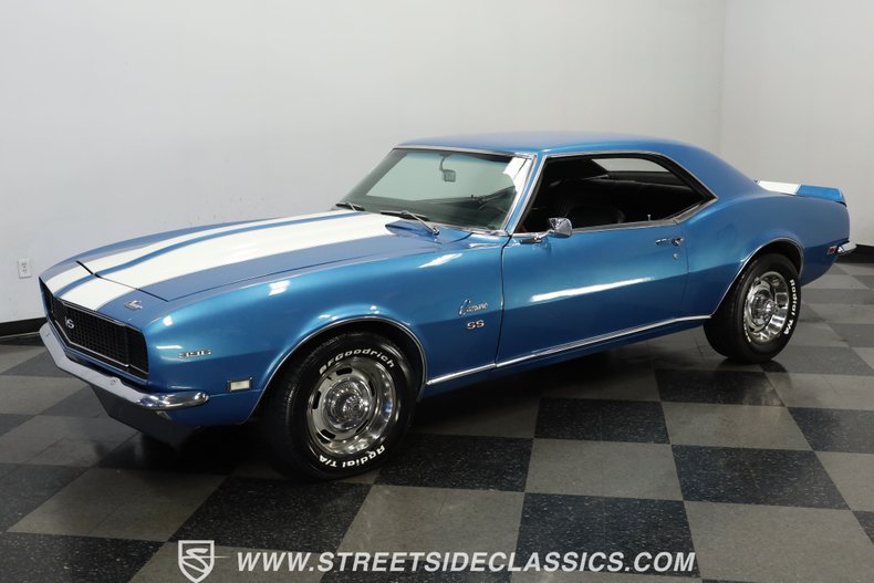 Chevrolet-Camaro-1968-Blue-Black-8