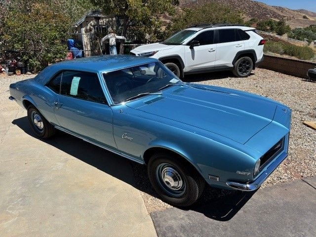 Chevrolet-Camaro-1968-Blue-Black-9