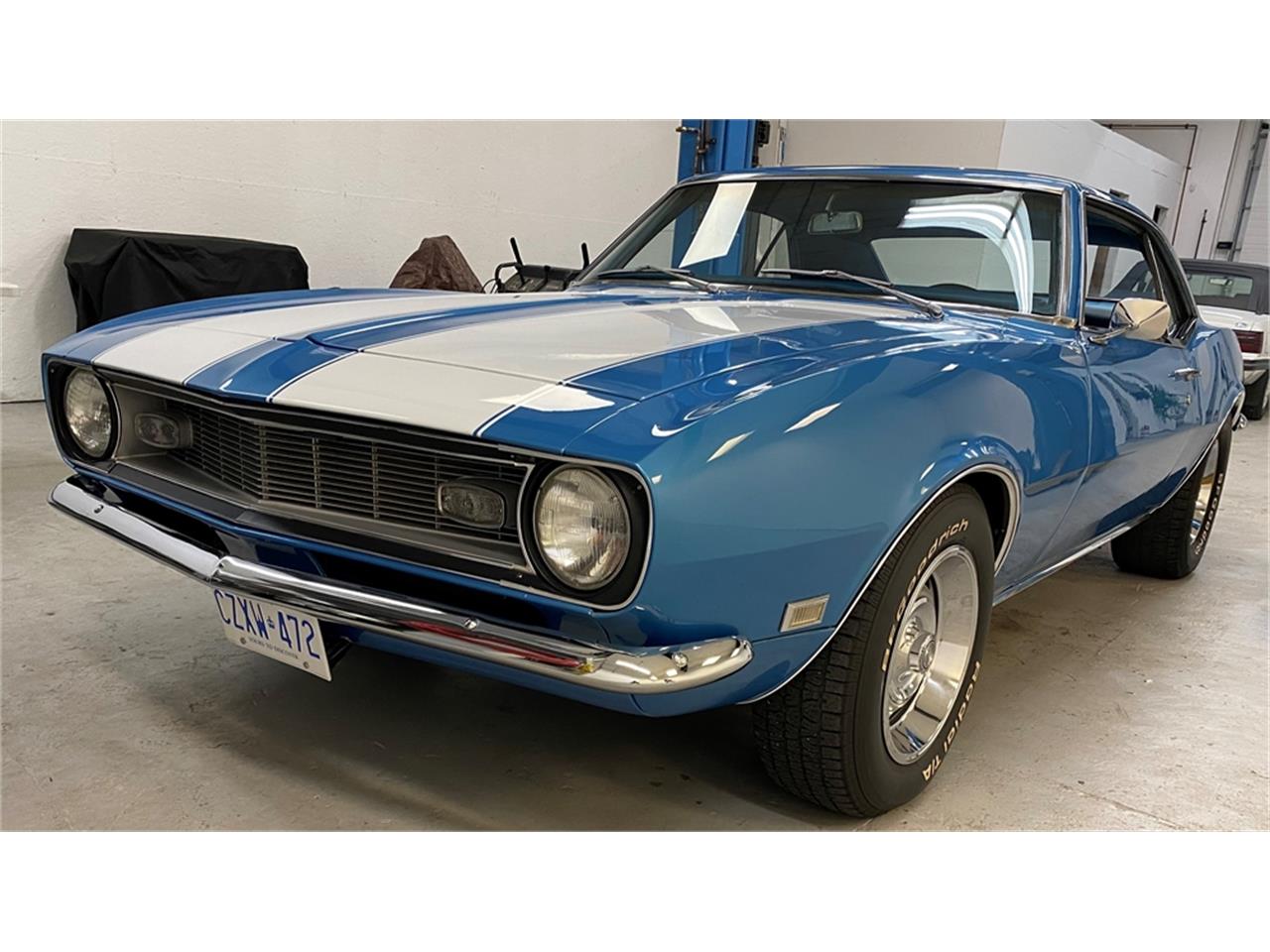 Chevrolet-Camaro-1968-Blue-Blue-4