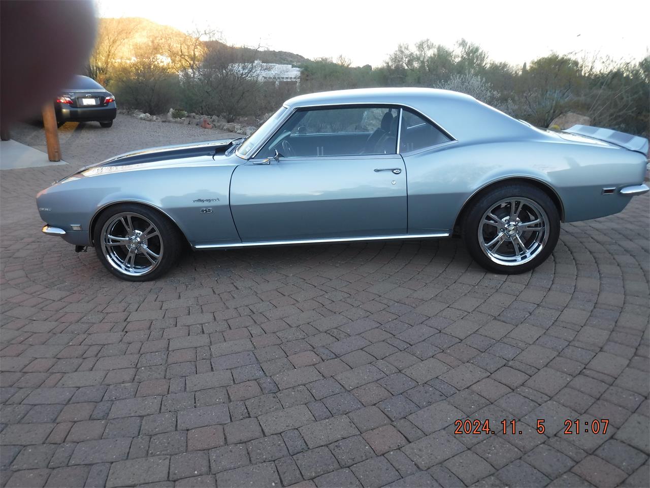 Chevrolet-Camaro-1968-Blueish-amp-Black-Trim-Black-5