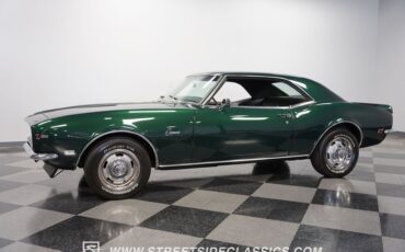 Chevrolet-Camaro-1968-Dark-Green-Metallic-Black-4
