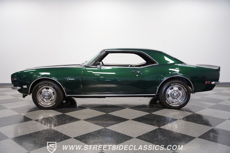 Chevrolet-Camaro-1968-Dark-Green-Metallic-Black-5