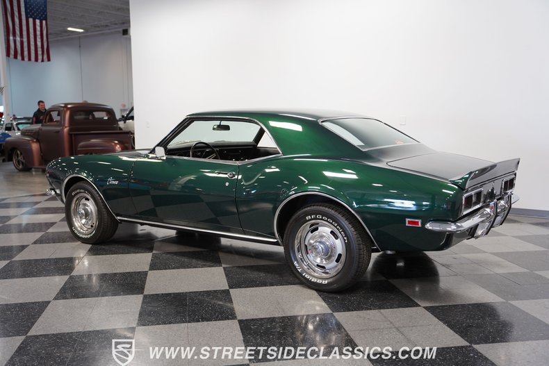 Chevrolet-Camaro-1968-Dark-Green-Metallic-Black-6