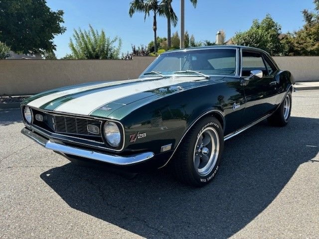 Chevrolet-Camaro-1968-Green-black-12