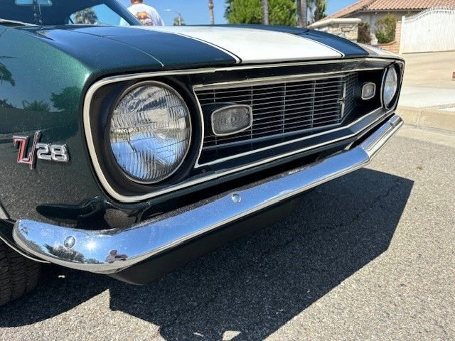 Chevrolet-Camaro-1968-Green-black-14