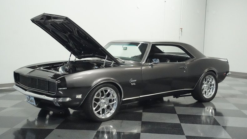 Chevrolet-Camaro-1968-Gunmetal-Gray-Metall-Black-ampamp-White-Ho-15