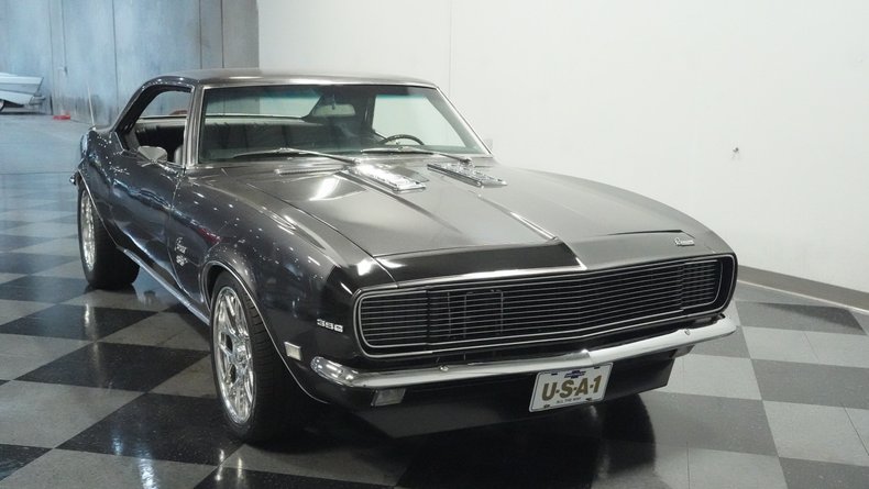 Chevrolet-Camaro-1968-Gunmetal-Gray-Metall-Black-ampamp-White-Ho-25