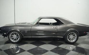 Chevrolet-Camaro-1968-Gunmetal-Gray-Metall-Black-ampamp-White-Ho