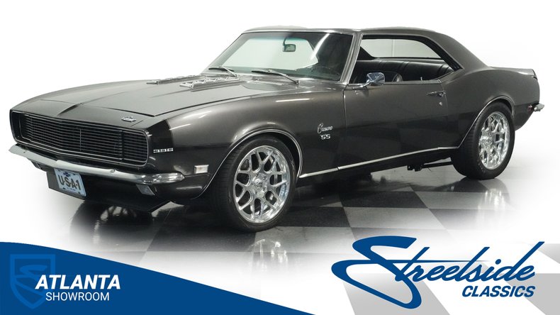 Chevrolet-Camaro-1968-Gunmetal-Gray-Metall-Black-ampamp-White-Ho-45