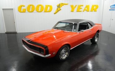 Chevrolet-Camaro-1968-Orange-Black-1