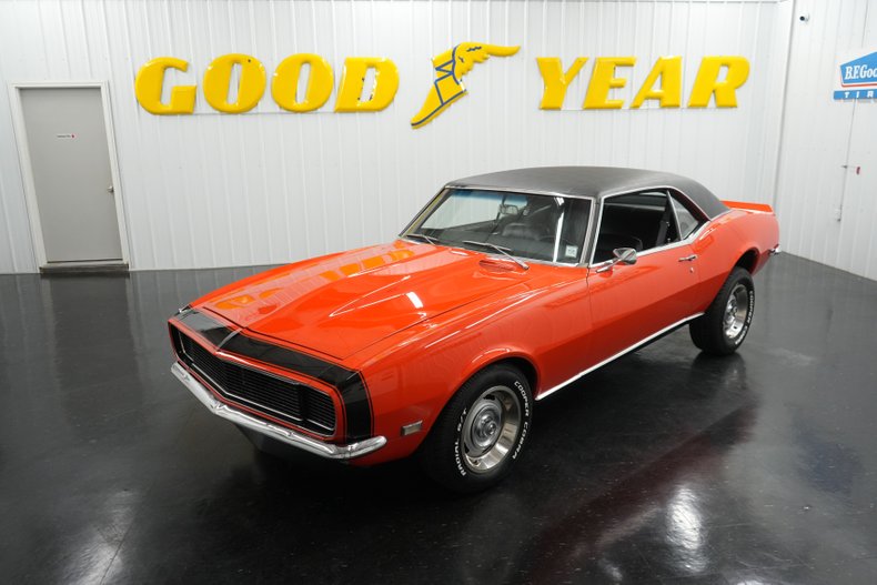 Chevrolet-Camaro-1968-Orange-Black-1