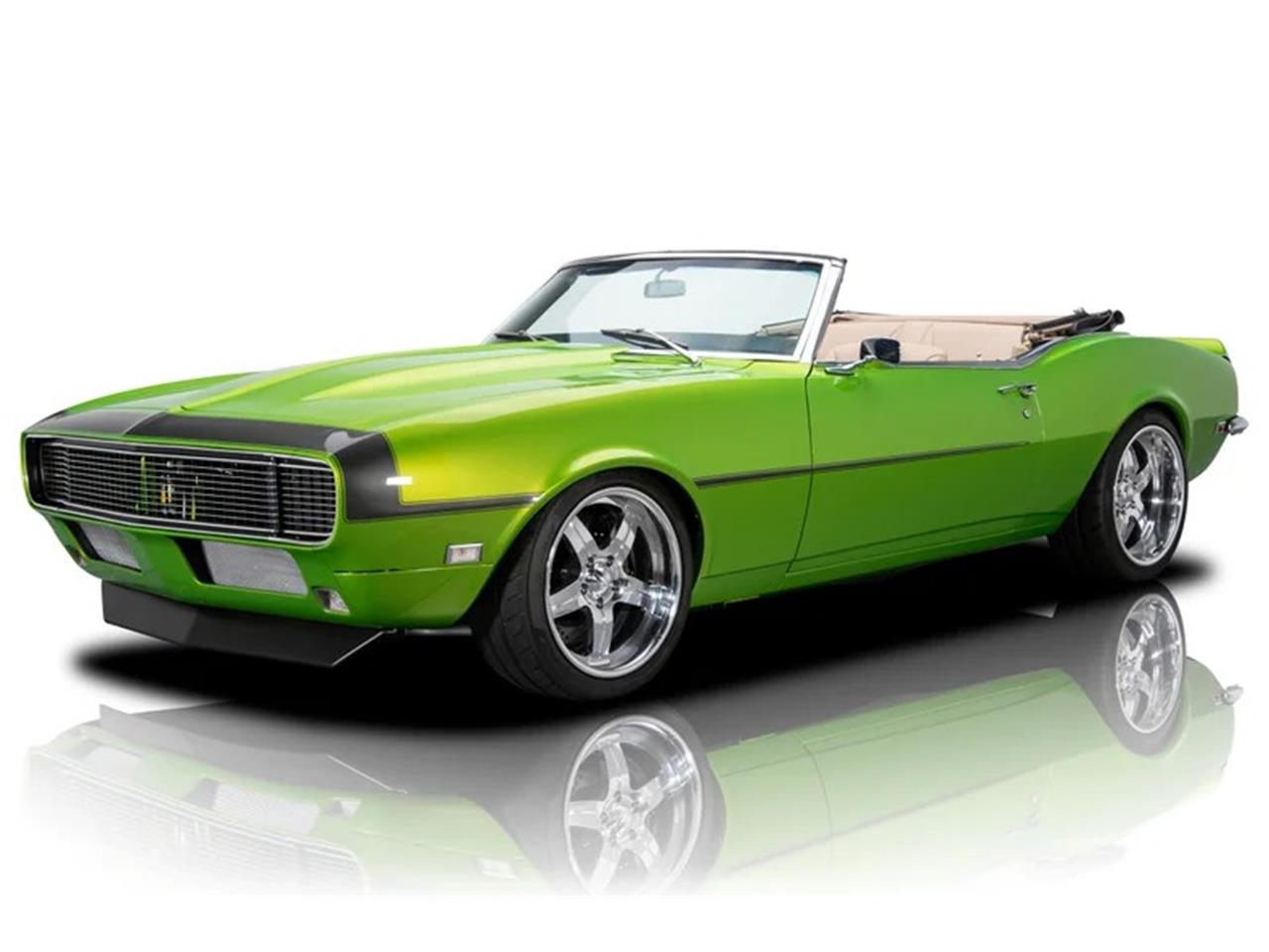 Chevrolet-Camaro-1968-Snakeskin-Green-Tan-44