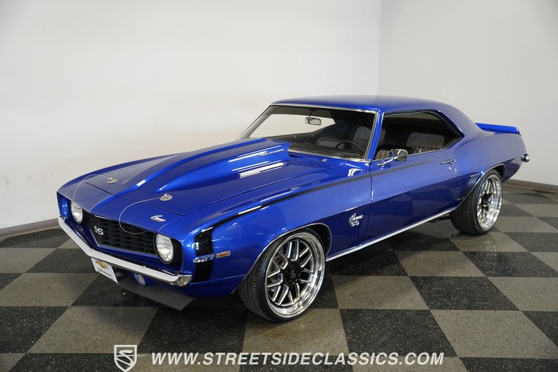 Chevrolet-Camaro-1969-Blue-Black-28