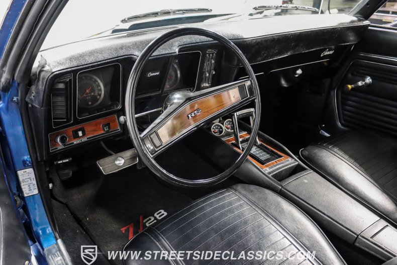 Chevrolet-Camaro-1969-Lemans-Blue-Black-1