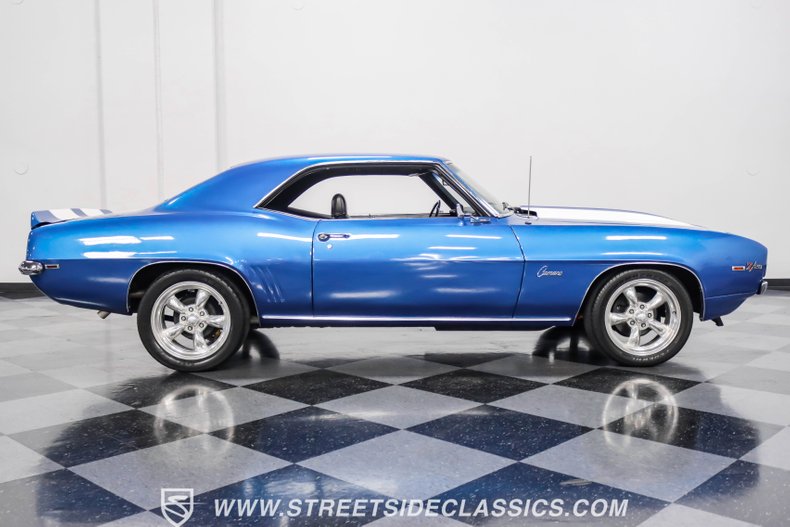 Chevrolet-Camaro-1969-Lemans-Blue-Black-9