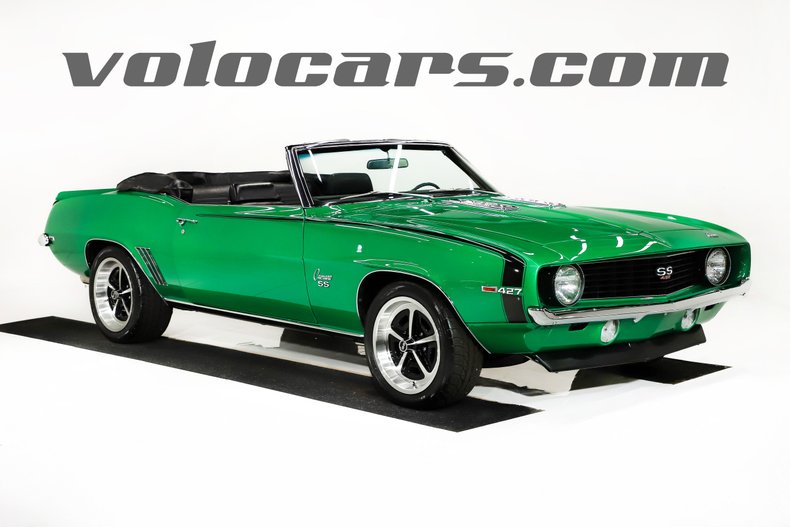 Chevrolet-Camaro-1969-Rally-Green-Black-44