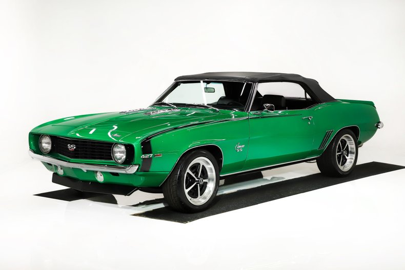 Chevrolet-Camaro-1969-Rally-Green-Black-47