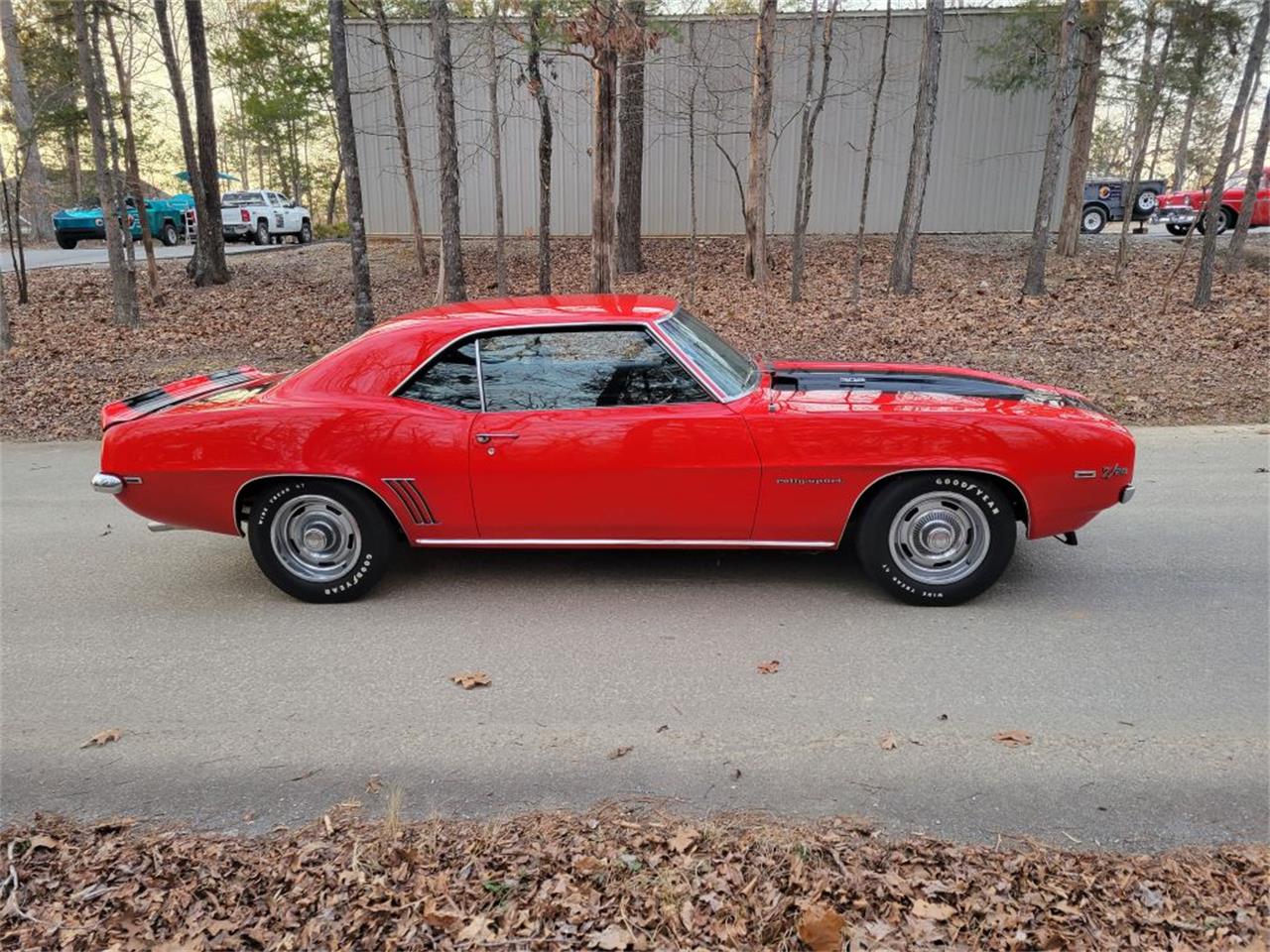 Chevrolet-Camaro-1969-Red-Black-1