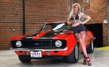Chevrolet-Camaro-1969-Red-Black