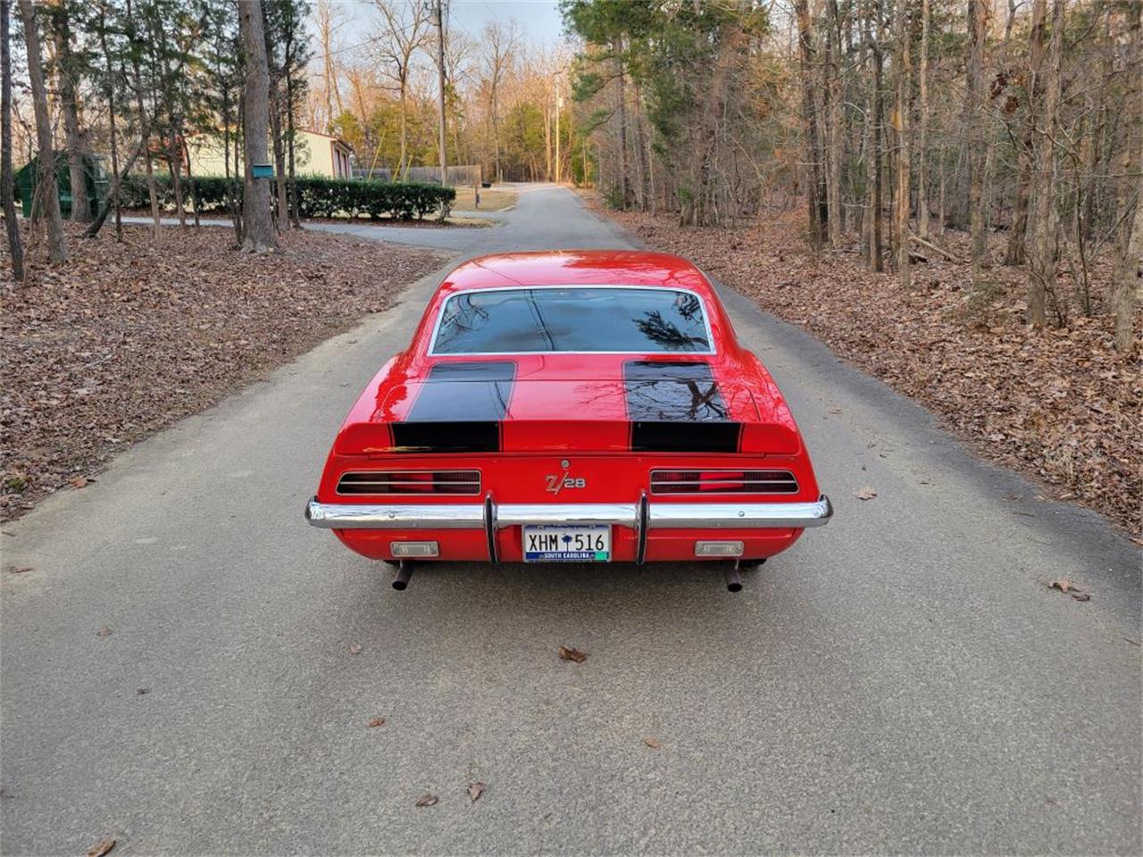 Chevrolet-Camaro-1969-Red-Black-2