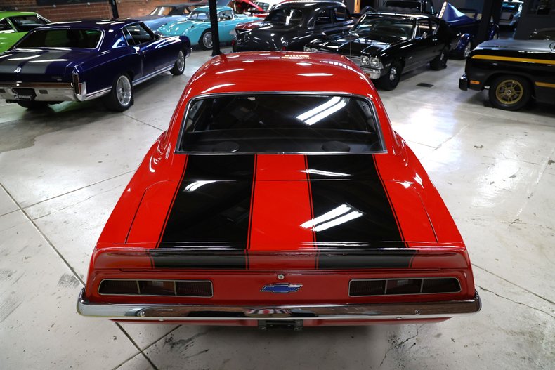 Chevrolet-Camaro-1969-Red-Black-38