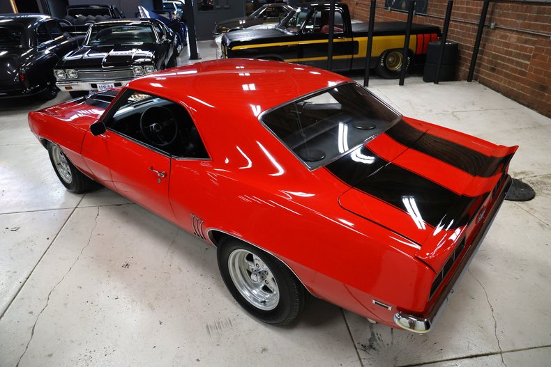 Chevrolet-Camaro-1969-Red-Black-49