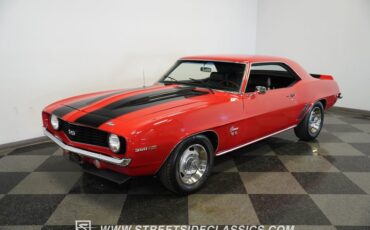 Chevrolet-Camaro-1969-Red-Black