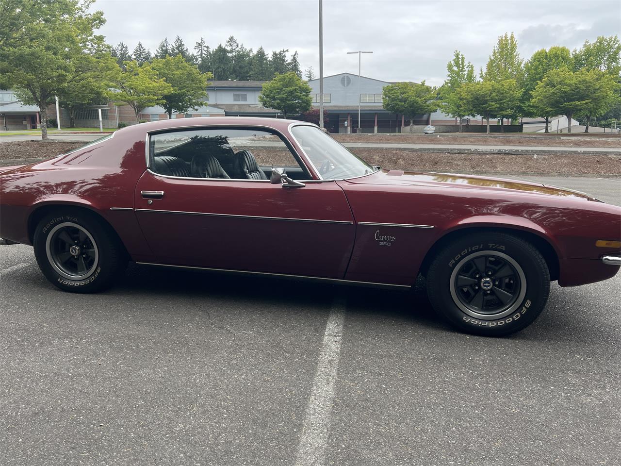 Chevrolet-Camaro-1973-Dark-ared-Black-6