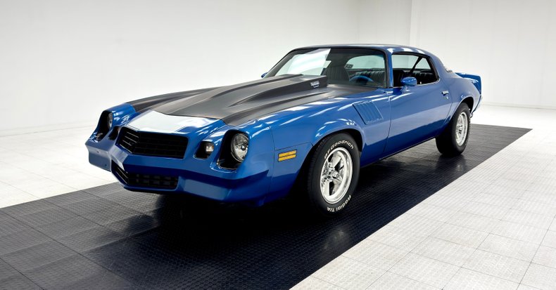 Chevrolet-Camaro-1978-Bright-Blue-Black-28