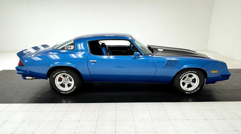 Chevrolet-Camaro-1978-Bright-Blue-Black-33
