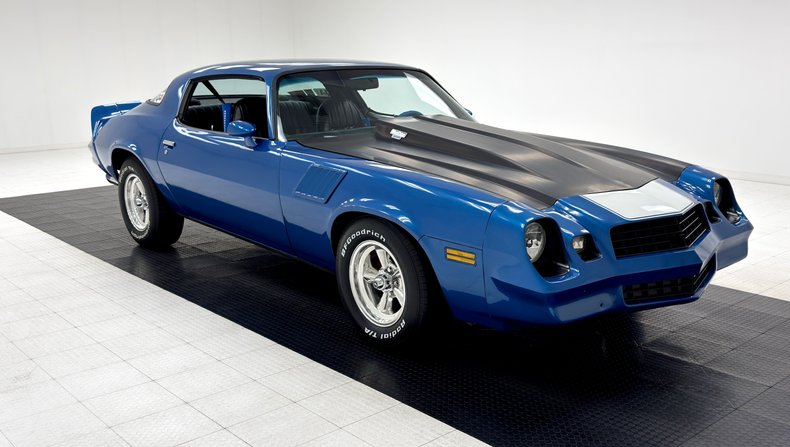 Chevrolet-Camaro-1978-Bright-Blue-Black-34