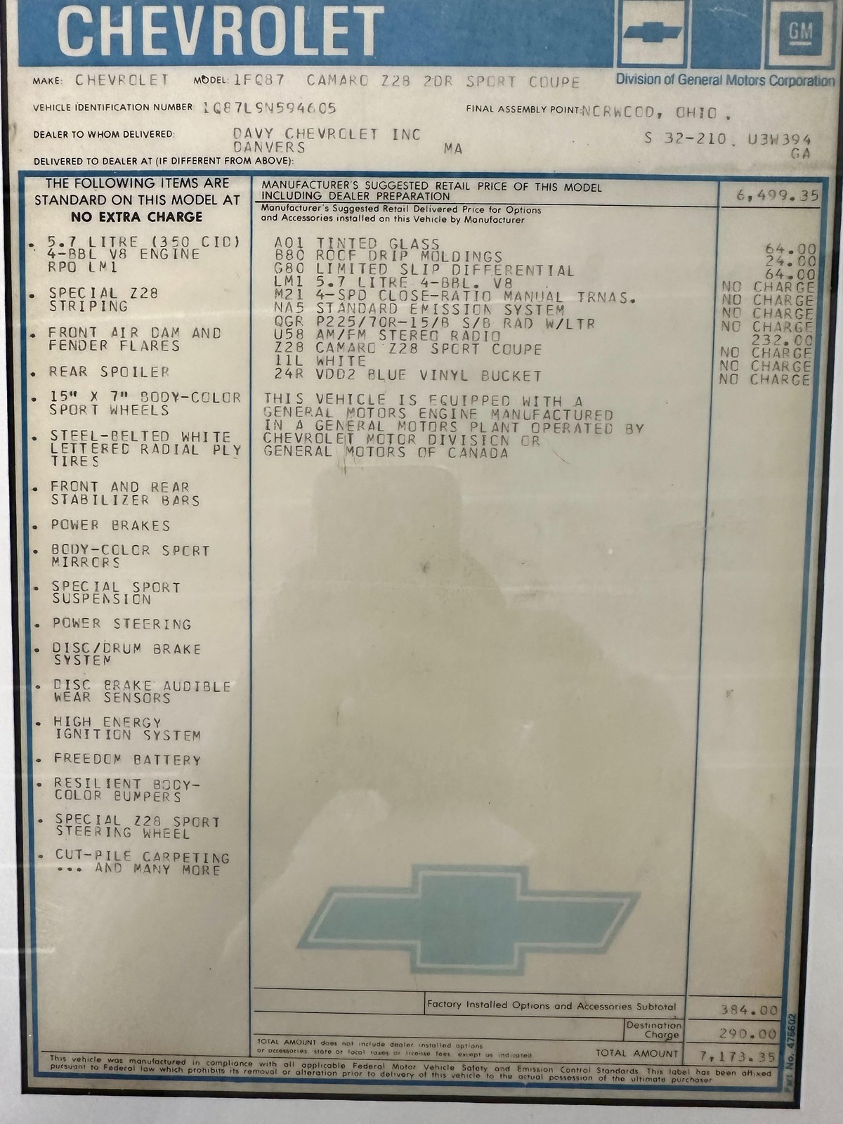 Chevrolet-Camaro-1979-Build-Sheet-Window-Stckr-5