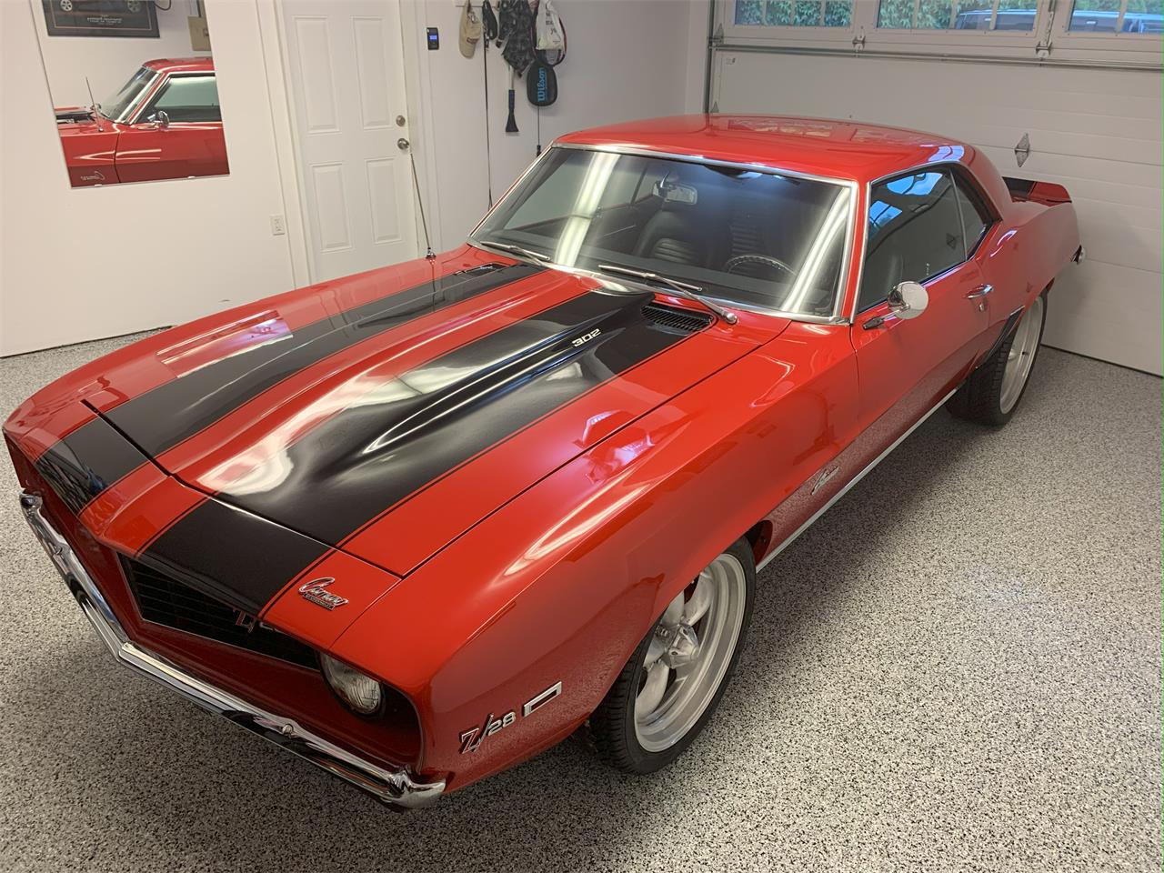 Chevrolet-Camaro-ss-z28-1969-Red-Black