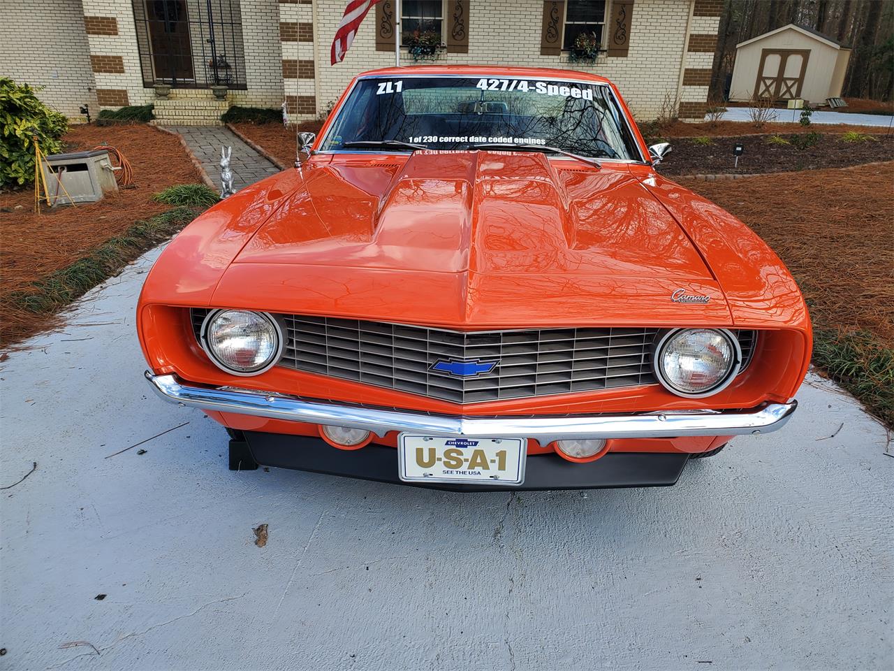 Chevrolet-Camaro-zl1-1969-Hugger-orange-Black-2