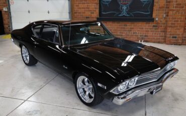 Chevrolet-Chevelle-1968-Black-Black-Deluxe